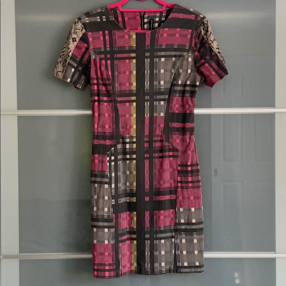 Walter Baker short sleeve printed dress
